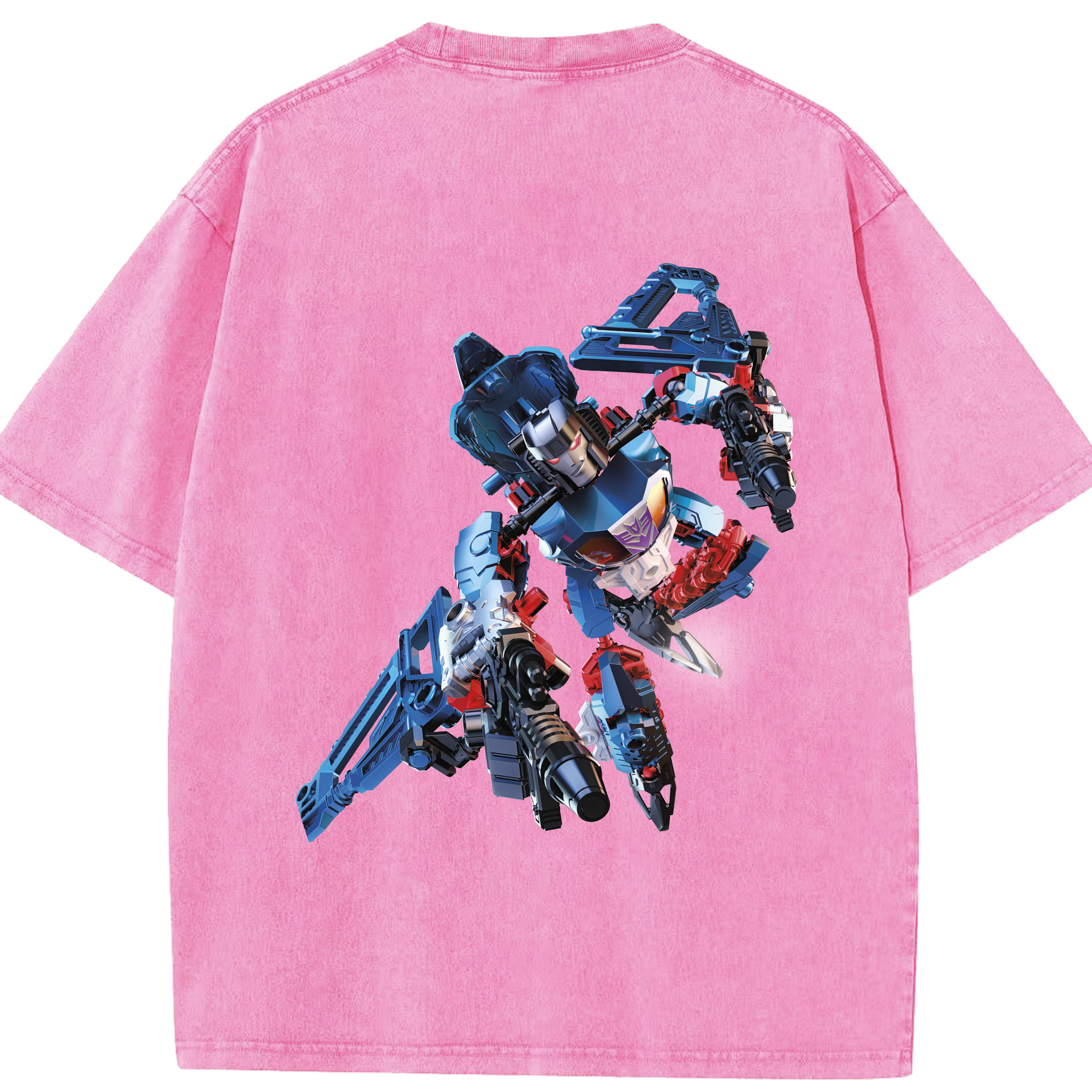 （画像用）  綿100% ヴィンテージ風 半袖Tシャツ（背面プリント）